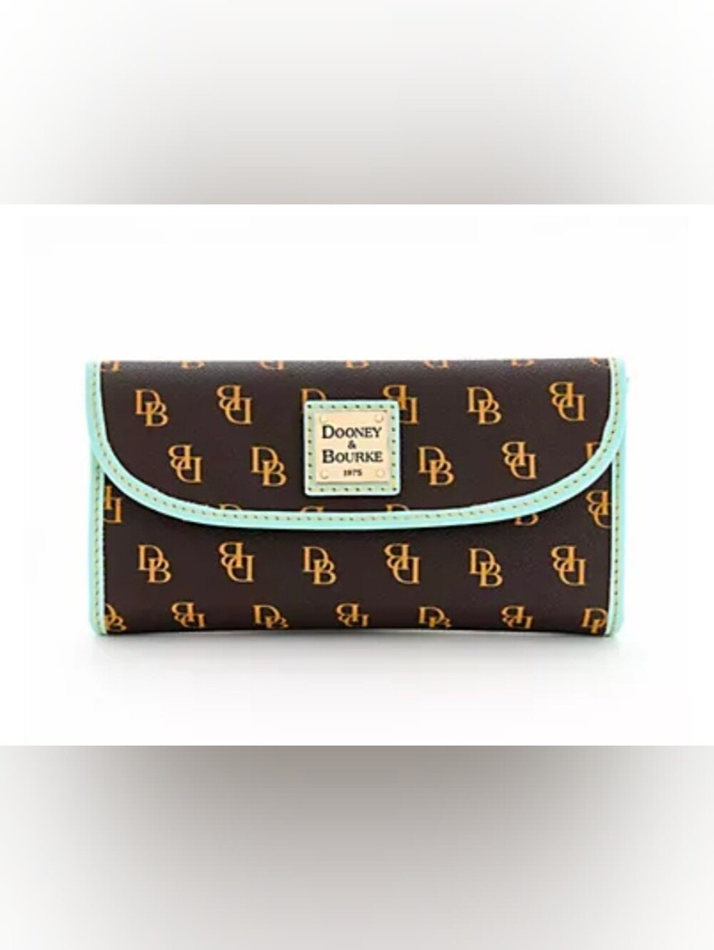Dooney & Bourke Gretta Continental Clutch with Colored Trim